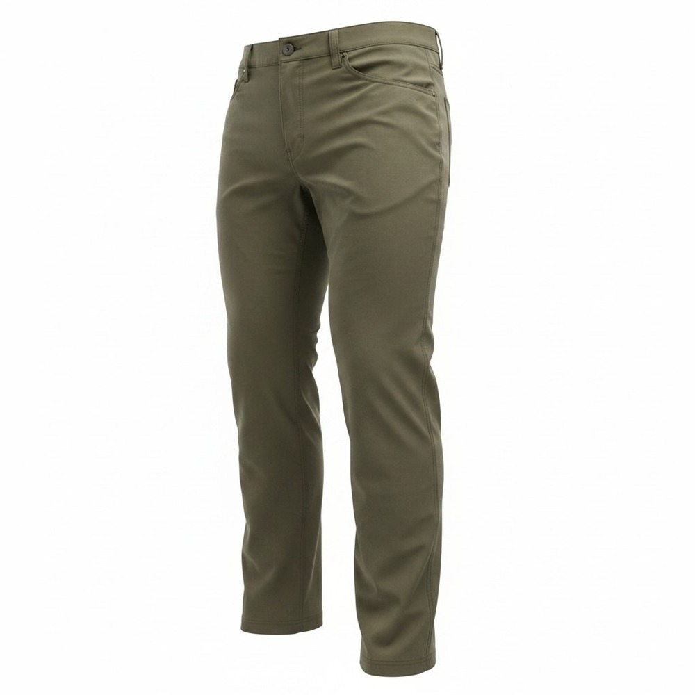 Orvis Tech Pants Mens Nylon 38x29 Olive Green Stretch Water Repellent Pockets